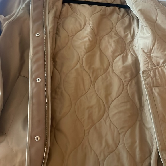 NWOT ZARA all weather coat with hood size S - Picture 10 of 12